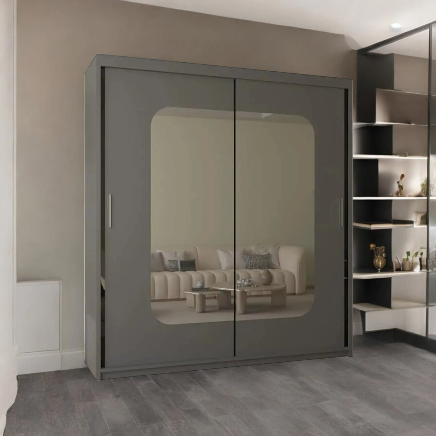 Ultimate Sliding Wardrobe with Mirror | Storage Solution for UK Bedrooms
