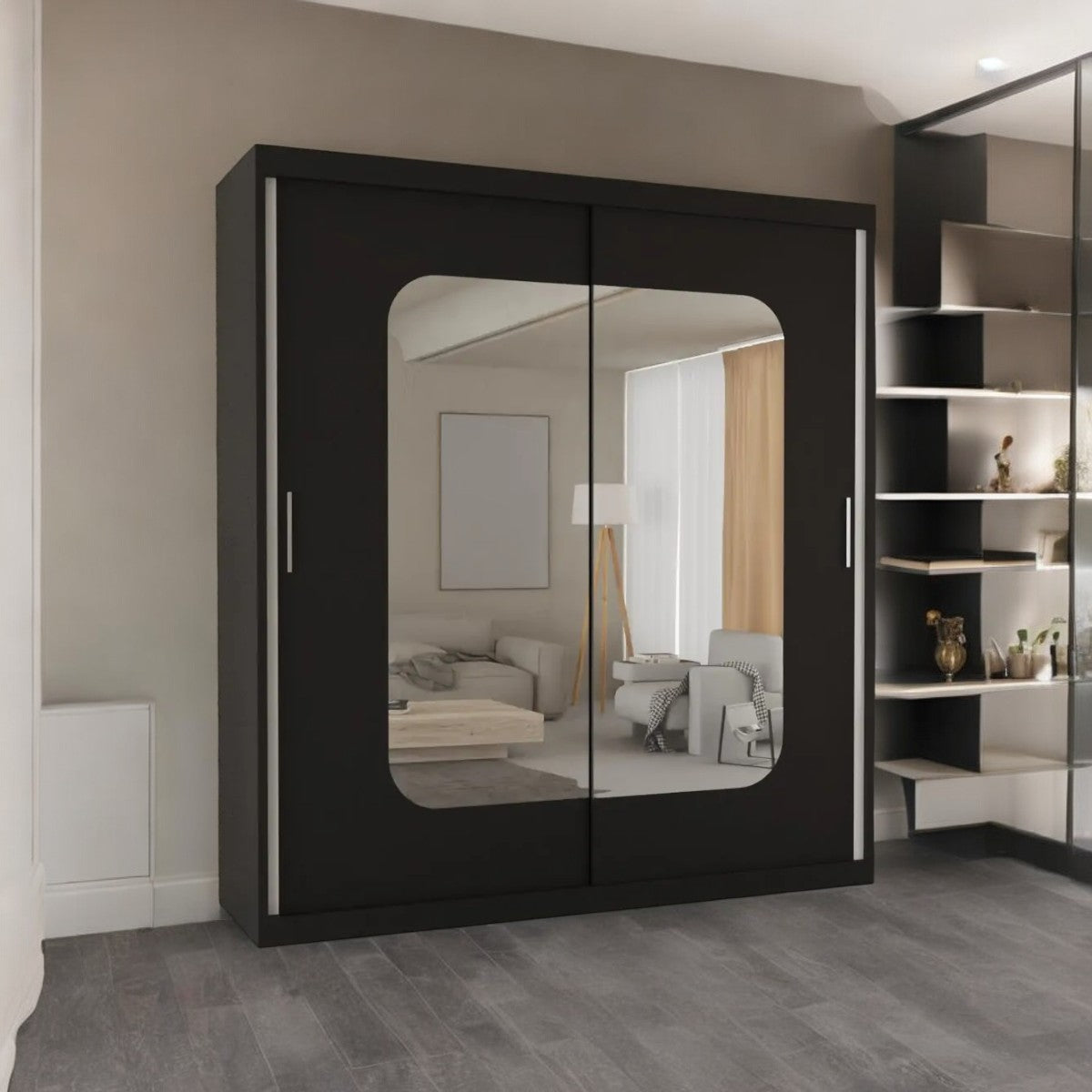 Ultimate Sliding Wardrobe with Mirror | Storage Solution for UK Bedrooms