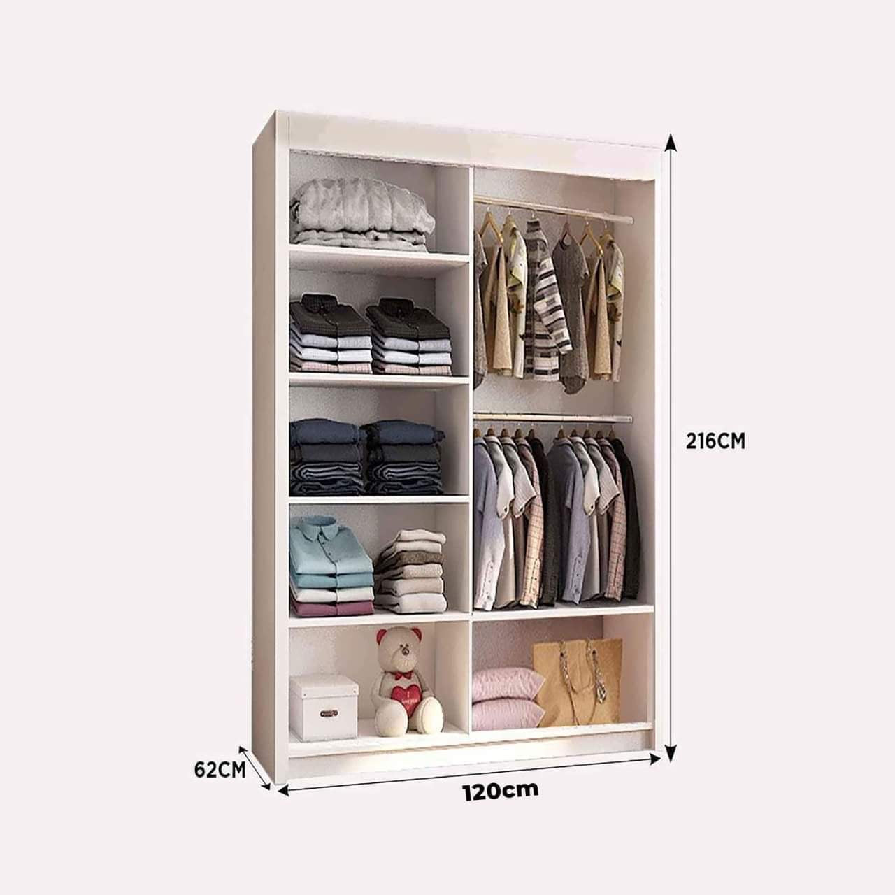 Ultimate Sliding Wardrobe with Mirror | Storage Solution for UK Bedrooms