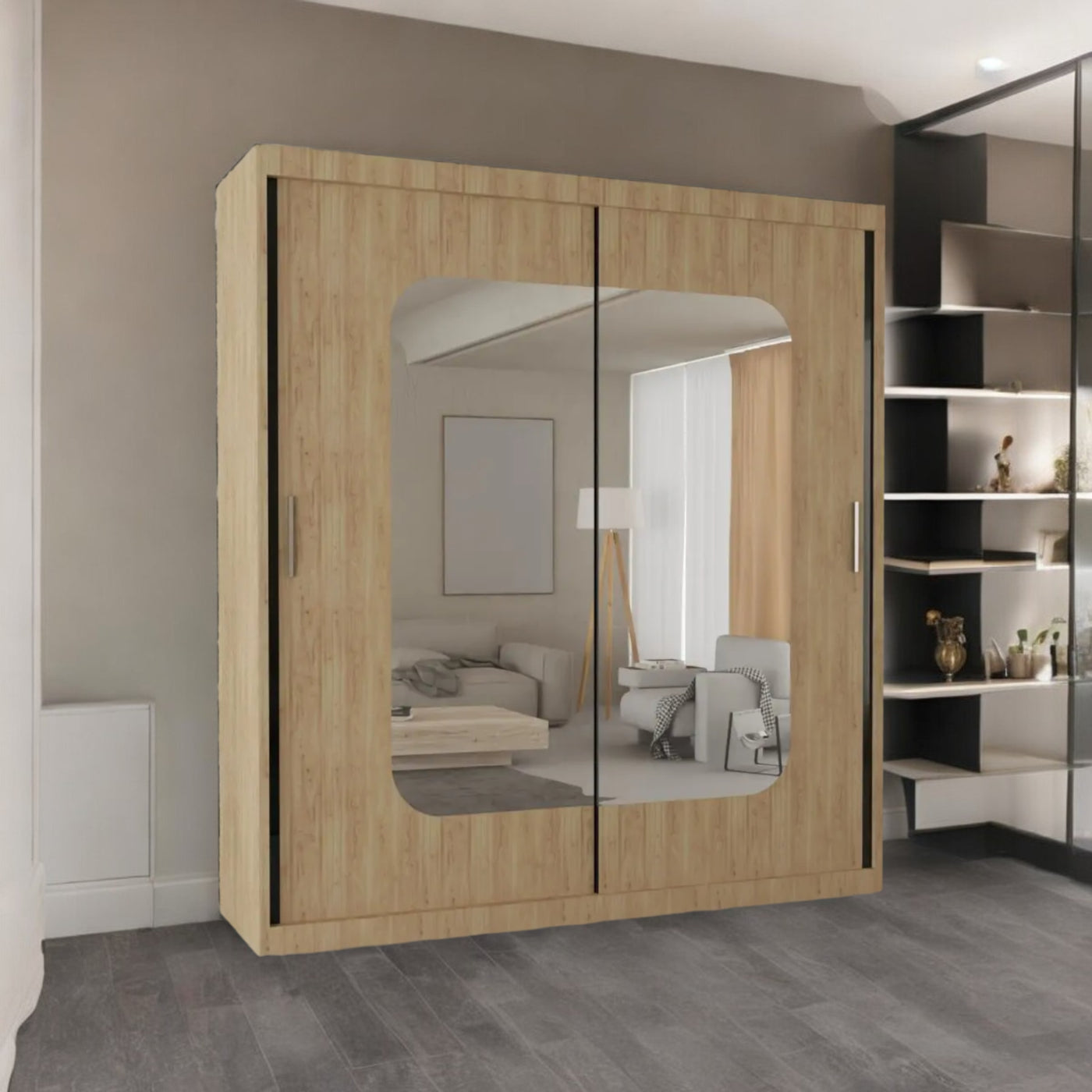 Ultimate Sliding Wardrobe with Mirror | Storage Solution for UK Bedrooms