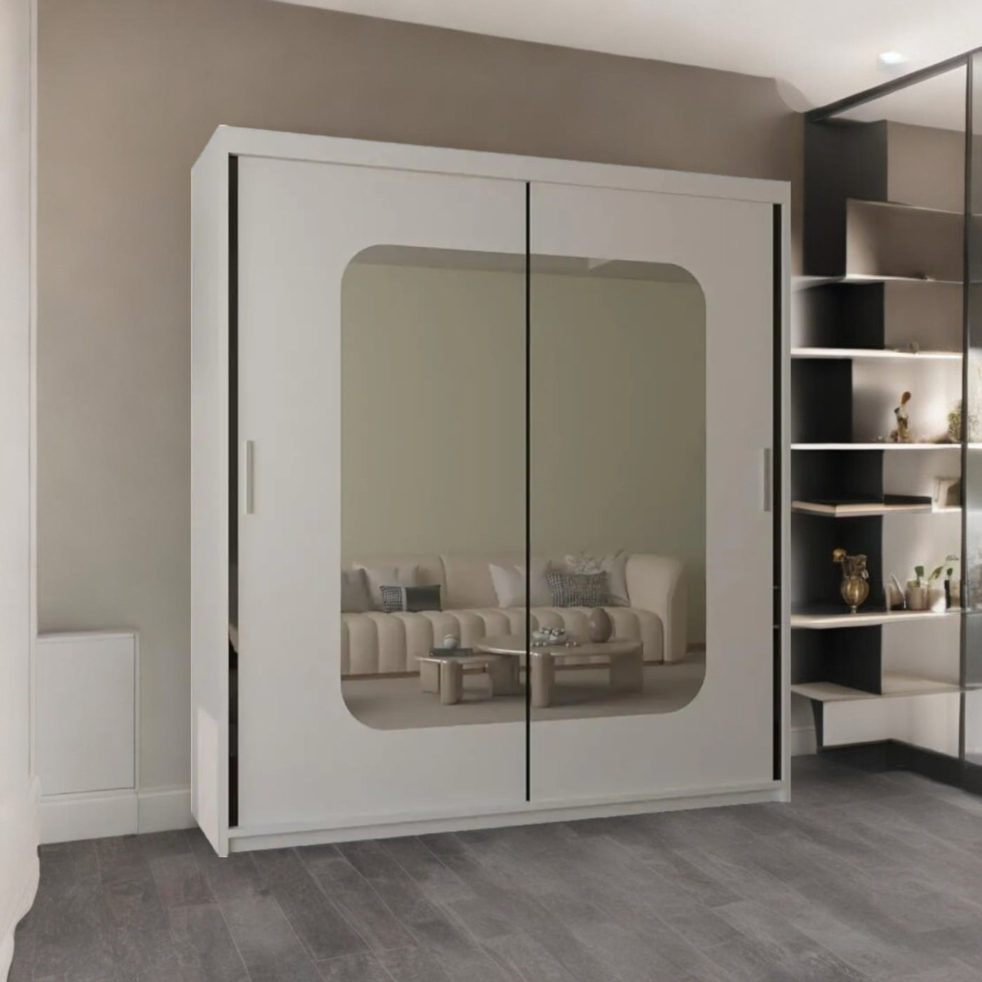 Ultimate Sliding Wardrobe with Mirror | Storage Solution for UK Bedrooms